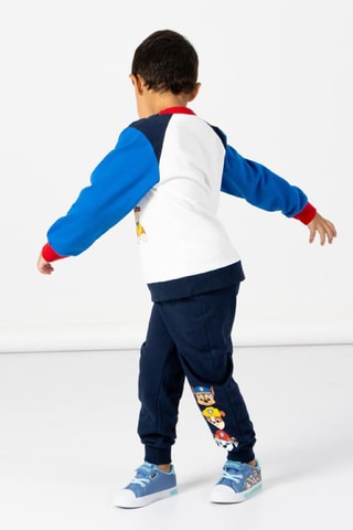 Felpa e pantaloni sportivi Paw Patrol - Bianco, rosso e blu