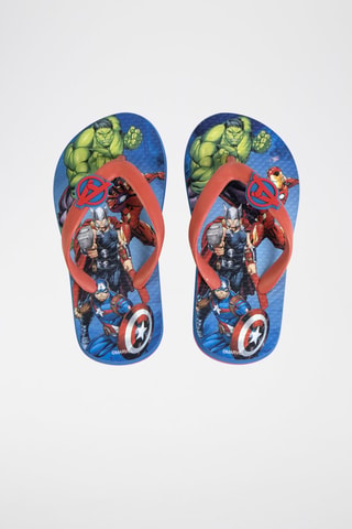 Infradito Avengers Marvel - Bianco, rosso e verde