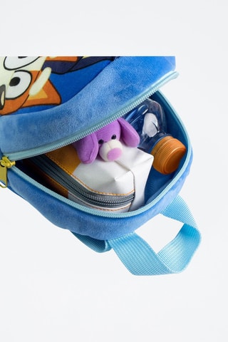 Zaino Bluey e Clili Bluey Disney - Beige e blu
