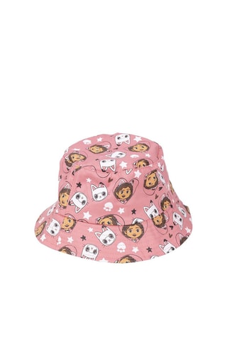 Cappello da pescatore La casa delle bambole di Gabby - Bianco, beige, marrone e rosa