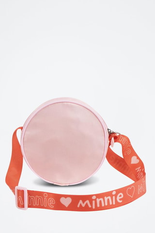 Borsa a tracolla Minni Disney - Bianco, nero, rosso e rosa