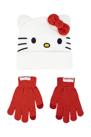 Berretto e guanti Hello Kitty