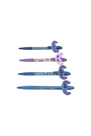 4 penne a sfera Stitch e Angel Lilo e Stitch Disney