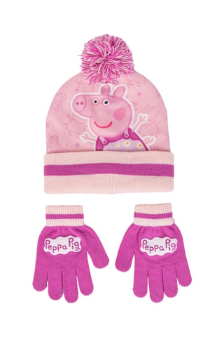 Berretto e guanti Peppa Pig