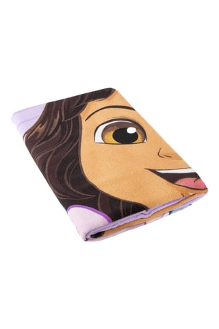 Telo doccia Dora l’esploratrice - 70 x 140 cm - Beige e blu