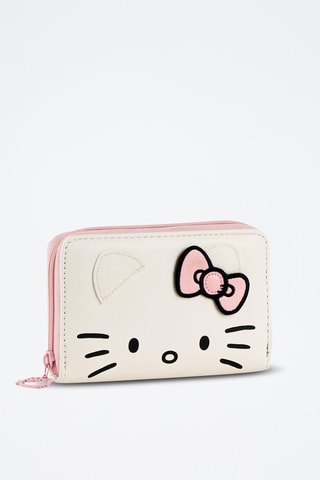 Portafoglio Hello Kitty Sanrio - Bianco, nero e rosa