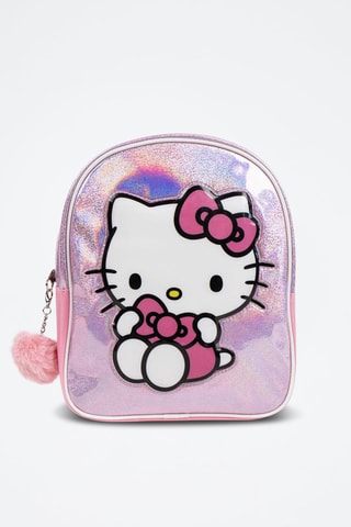 Zaino Hello Kitty Sanrio - Bianco, nero, giallo e rosa