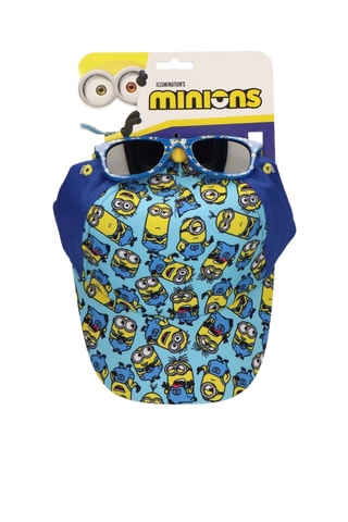 Cappellino e occhiali I Minions - UV 400 - Blu