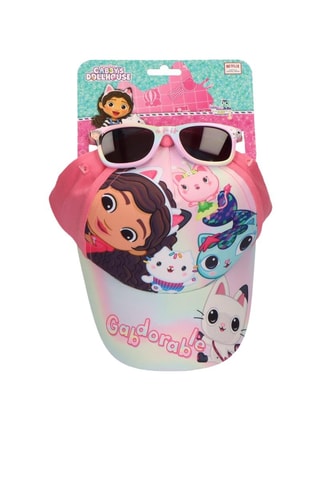 Cappellino e occhiali da sole kids La casa delle bambole di Gabby - Rosa
