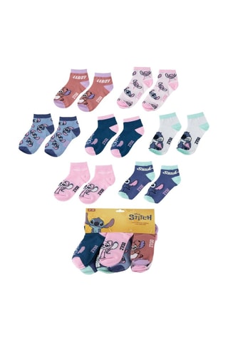 7 paia di calze Stitch Lilo & Stitch Disney - Multicolore