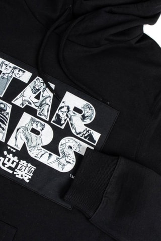 Felpa con cappuccio Star Wars - Bianco, nero, rosso e arancione