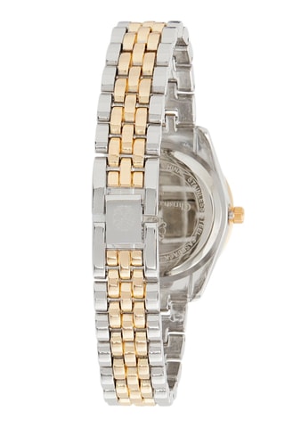 Reloj de cuarzo de aleación - Plateado y dorado