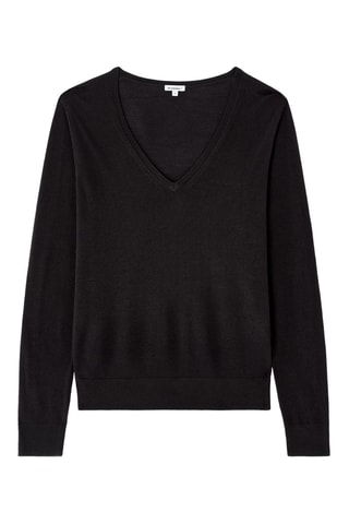 Jersey de lana merino - Negro