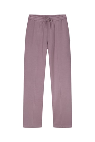 Pantalón ancho de tiro alto - Violeta