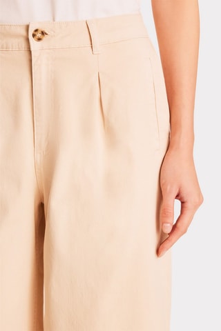 Pantalón ancho - Beige