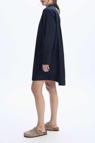 Vestido camisero - Azul marino