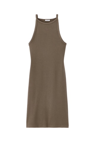 Vestido de tubo - Caqui