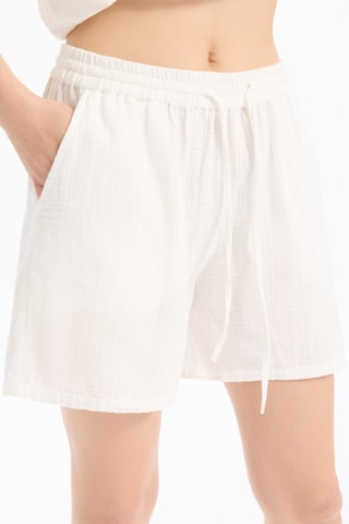 Short recto - Blanco