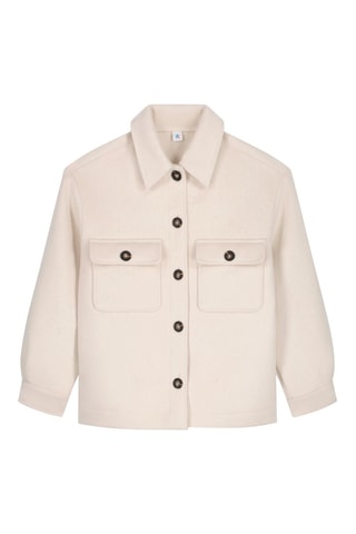 Chaqueta de lana - Crudo
