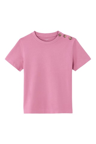 Camiseta recta - Rosa