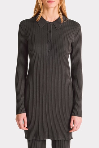 Vestido jersey - Antracita
