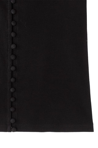 Camisa recta - Negro