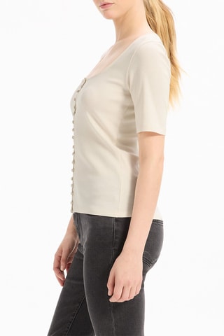 Camisa recta - Crudo