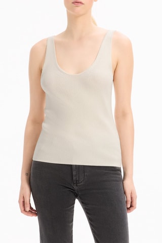 Camiseta de tirantes - Crudo