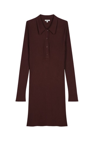 Vestido jersey - Burdeos