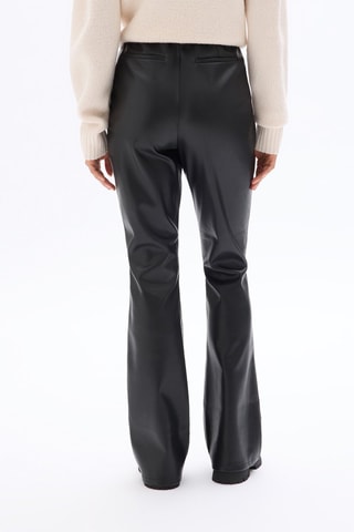 Pantalón flare de tiro alto - Negro