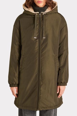 Parka con capucha - Caqui