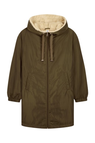 Parka con capucha - Caqui