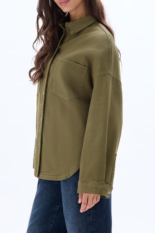 Sobrecamisa vaquera - Caqui