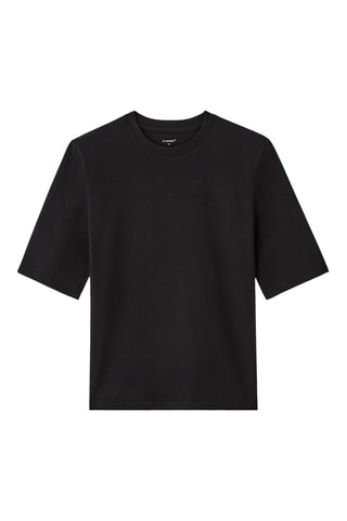 Camiseta recta - Negro