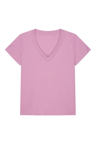Camiseta recta - Rosa