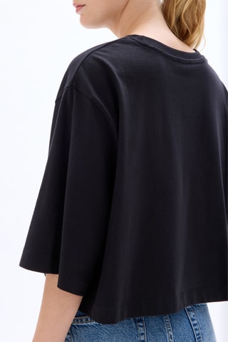 Camiseta oversize - Negro