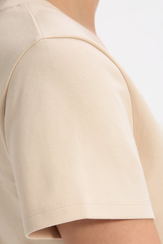Camiseta recta - Beige