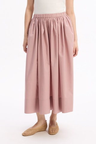 Falda midi - Rosa