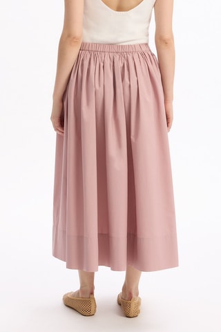 Falda midi - Rosa