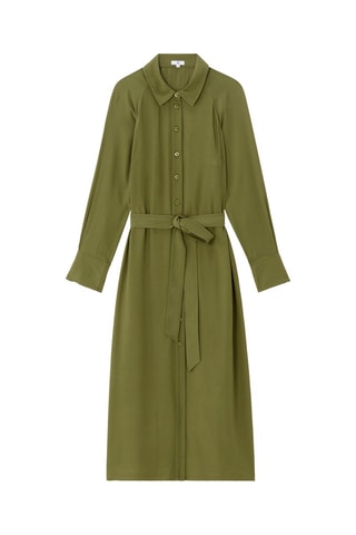 Vestido camisero - Caqui