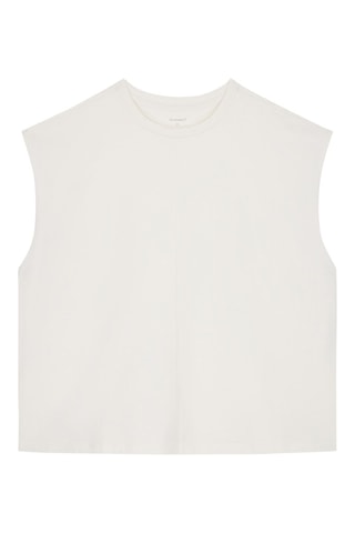 Camiseta recta - Crudo