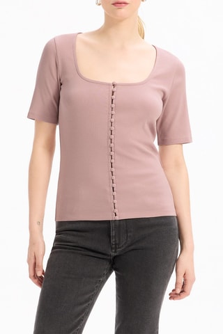 Camisa recta - Rosa