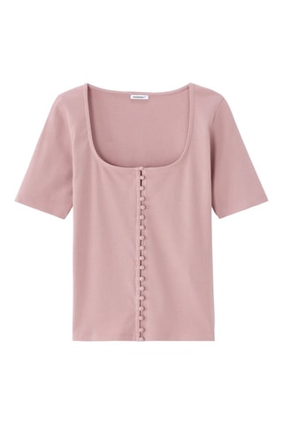 Camisa recta - Rosa