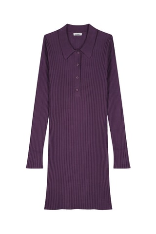 Vestido jersey - Burdeos