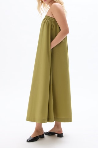 Vestido asimétrico - Verde