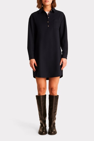 Vestido recto - Azul marino