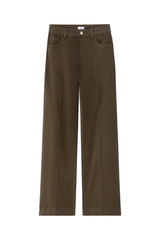 Pantalón ancho - Marrón
