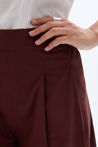 Pantalón ancho - Marrón
