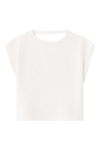 Camiseta ancha - Crudo