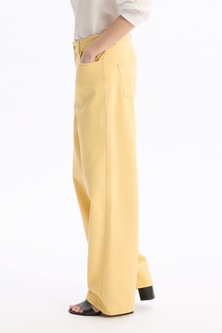 Vaquero ancho tiro alto - Amarillo